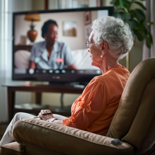 Virtual Activity companion for elderly woman