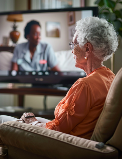 Virtual Activity companion for elderly woman